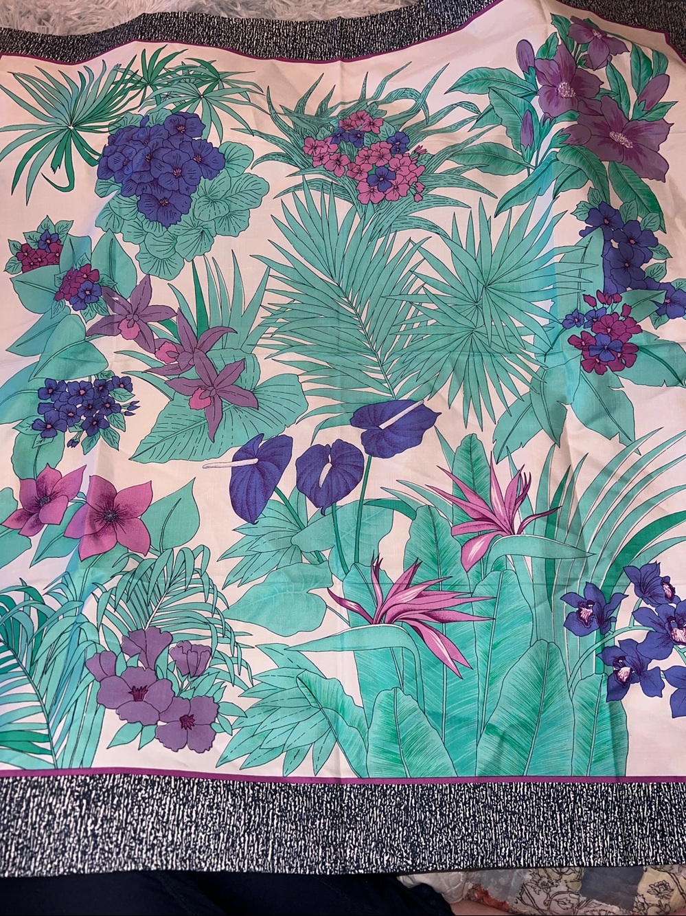 Jim Thompson Silk Scarf 34” square